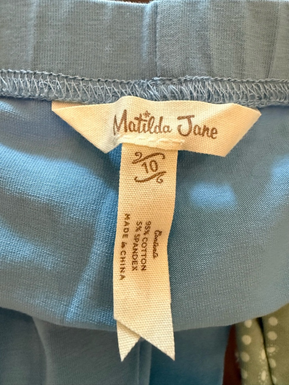 Matilda Jane Ruffle Tiered Leggings in Pink, Blue & Green - Picture 3 of 3